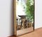 Small Mid-Century Italian Wall Mirror with Brass Frame, 1950s, Image 4