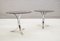 German Chrome & Smoked Glass Side Tables from Ronald Schmitt, 1960s, Set of 2 3