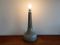 Lámpara de mesa vintage grande de vidrio gris, años 60, Imagen 6