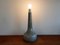 Large Vintage Grey Glass Table Lamp, 1960s 6