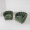 Art Deco Blue Club Chairs, 1930s, Set of 2, Image 6