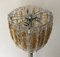 Lámpara de pie de cristal de Murano de Mazzega, años 70, Imagen 2