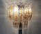 Lámpara de pie de cristal de Murano de Mazzega, años 70, Imagen 4