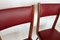 Mid-Century Italian Chestnut and Leatherette Chairs, 1950s, Set of 4, Image 10