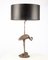 Hollywood Regency Crane Table Lamp from Maison Charles, 1950s 1