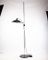 Lámpara de pie italiana de cromo y metal, años 70, Imagen 2