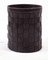 Dark Brown Leather Paper Basket, 1960s 1