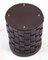 Dark Brown Leather Paper Basket, 1960s 4