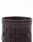Dark Brown Leather Paper Basket, 1960s 2