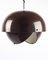 Italian Brown Aluminium Pendant Lamp with Adjustable Shade, 1970s, Image 2