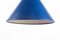 Lámpara colgante Blue Cone de Verner Panton, años 60, Imagen 3