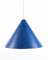 Lampe à Suspension Blue Cone par Verner Panton, 1960s 1