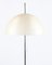 Chromed Tulip Floor Lamp with Fiberglass Shade, 1960s 2
