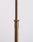 Golden Metal Floor Lamp with Swivelling Arm, 1960s, Image 5