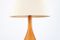 Lámpara de mesa danesa de teca, años 60, Imagen 2