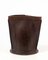 Dark Brown Leather Paper Basket, 1960s, Image 2
