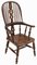 Antique Victorian Yew & Elm Windsor Dining Chair, 1840s 7