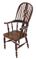 Antique Victorian Yew & Elm Windsor Dining Chair, 1840s, Image 1