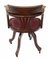 Antique Beech Swivel Desk Chair, 1900s, Image 4