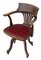 Antique Beech Swivel Desk Chair, 1900s 1
