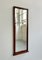 Art Deco Wall Mirror in Mahogany with Bevelled Glass 5