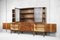 Walnut and Burl Swedish Buffet with Glass Vitrine, 1940s, Image 5