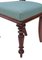 Antique Victorian Mahogany Balloon Back Dining Chairs, Set of 4 2