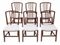 Victorian Georgian Revival Mahogany Dining Chairs, Set of 6 1