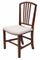 Victorian Georgian Revival Mahogany Dining Chairs, Set of 6, Image 4