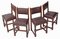 Gothic Revival Oak Dining Chairs, 1950s, Set of 4, Image 1