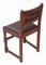 Gothic Revival Oak Dining Chairs, 1950s, Set of 4, Image 4