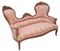 19th Century French Carved Walnut Sofa 2