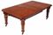 Large Antique Victorian Walnut Extending Dining Table, Image 1