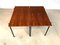 Tavolini minimalisti in legno di noce e acciaio, anni '60, set di 2, Immagine 25