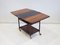 Wooden Serving Table with Black Formica Top by Ludvig Pontoppidan, 1950s, Image 14