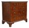 Antique Georgian Crossbanded Walnut and Oak Chest of Drawers 4