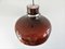 Vintage Red-Brown Colored Glass Pendant Lamp , 1970s, Image 7