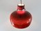 Vintage Red-Brown Colored Glass Pendant Lamp , 1970s 2