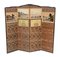 Antiker viktorianischer Chinoiserie Mahagoni Wandschirm, 1900er 1