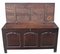 Large Antique Georgian Oak Mule Chest, Image 8