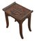 Antique Victorian Chinoiserie Elm Stool 4