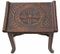 Antique Victorian Chinoiserie Elm Stool, Image 6