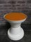 Vintage Stool with Orange Seat, 1970s 6