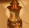 19th-Century Chinese Ceramic & Gilt Bronze Lamps, Set of 2, Image 8