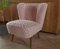 Mid-Century Cocktail Chair in Rosa 2