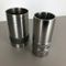 German Brutalist Steel Vases, 1970s, Set of 2, Image 3