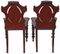 19th Century Victorian Carved Mahogany Side Chairs, Set of 2 9