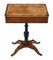Tavolino antico in legno di noce a forma di croce, Immagine 1