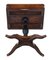Tavolino antico in legno di noce a forma di croce, Immagine 2
