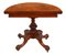 Victorian Burr Walnut Folding Demi-Lune Card Table, 1860s, Image 3